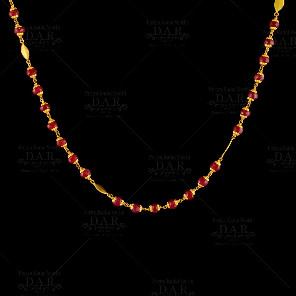 pavala mala in gold