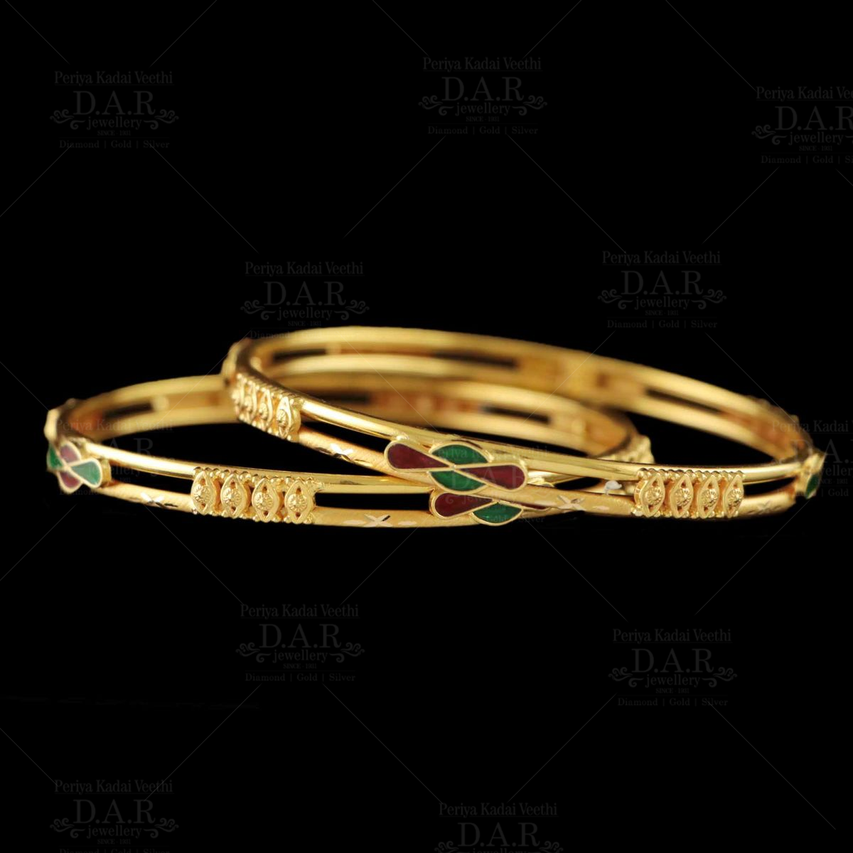 DAR Silver Women's Bangles Collection