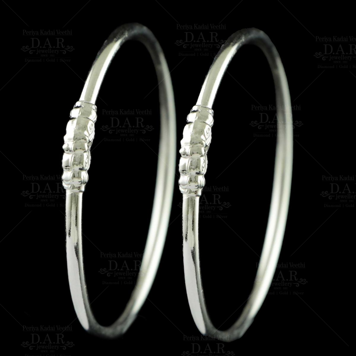 DAR Silver Women's Bangles Collection