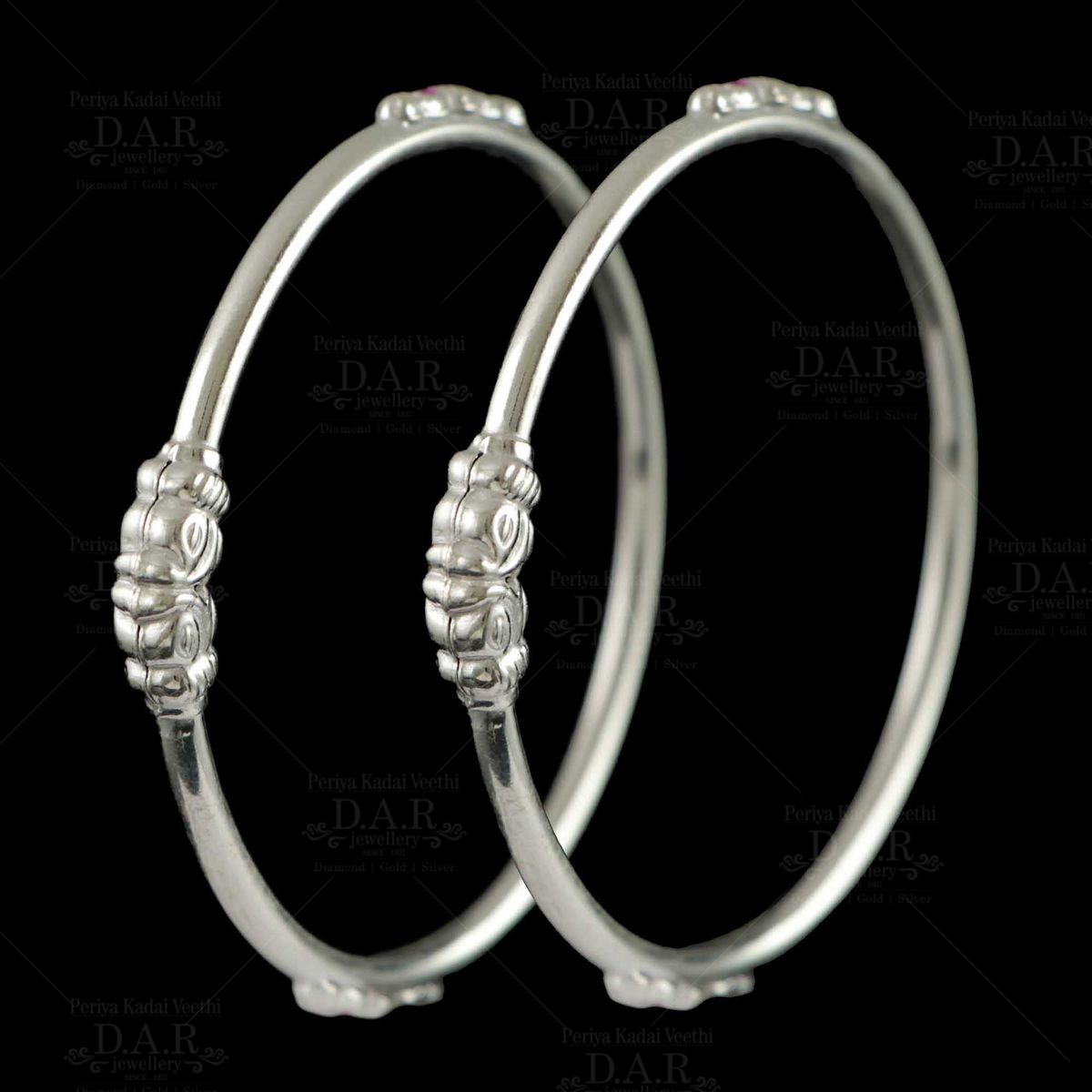 DAR Silver Women's Bangles Collection