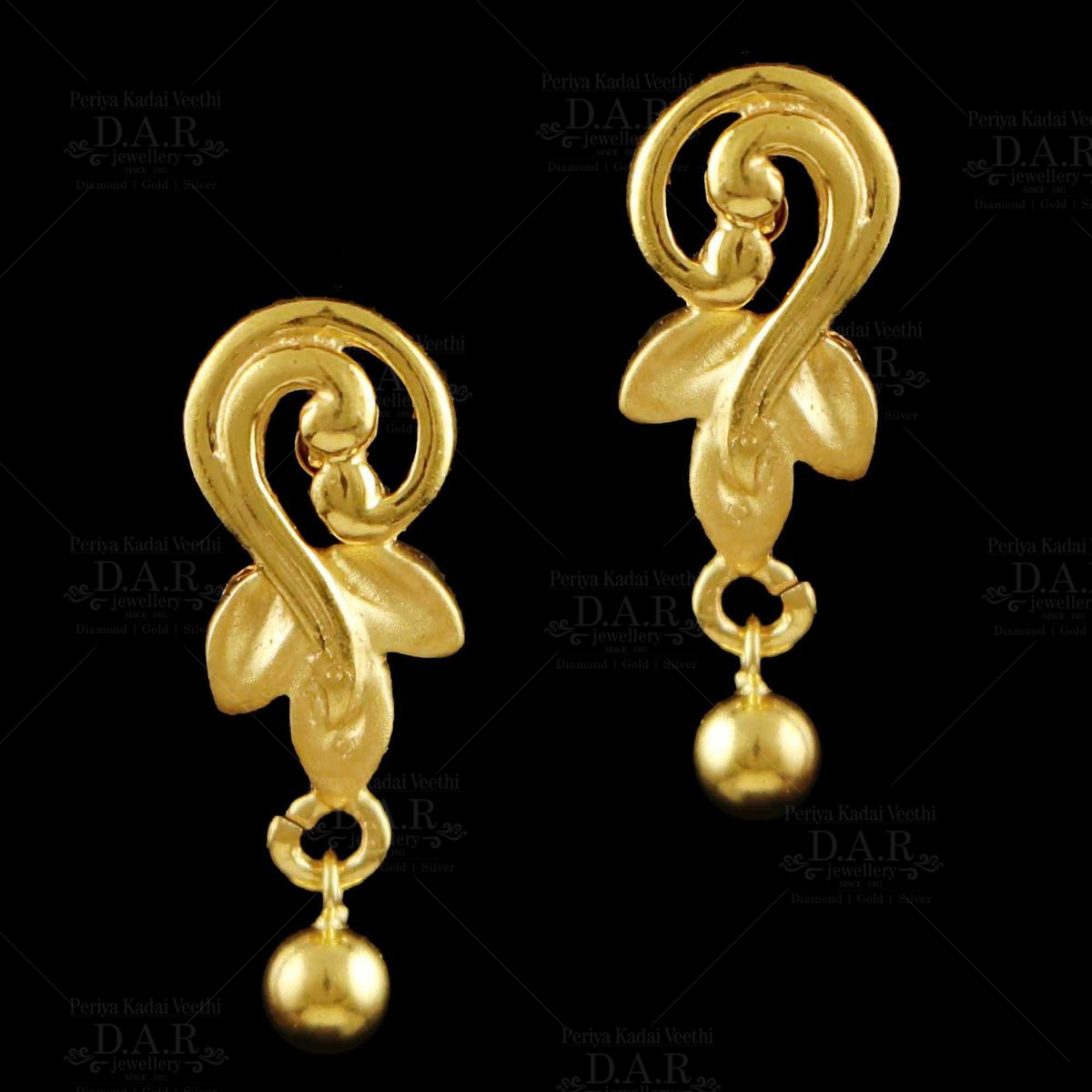 Gold Filigree Diamond Rhinestone Studs- Order Wholesale