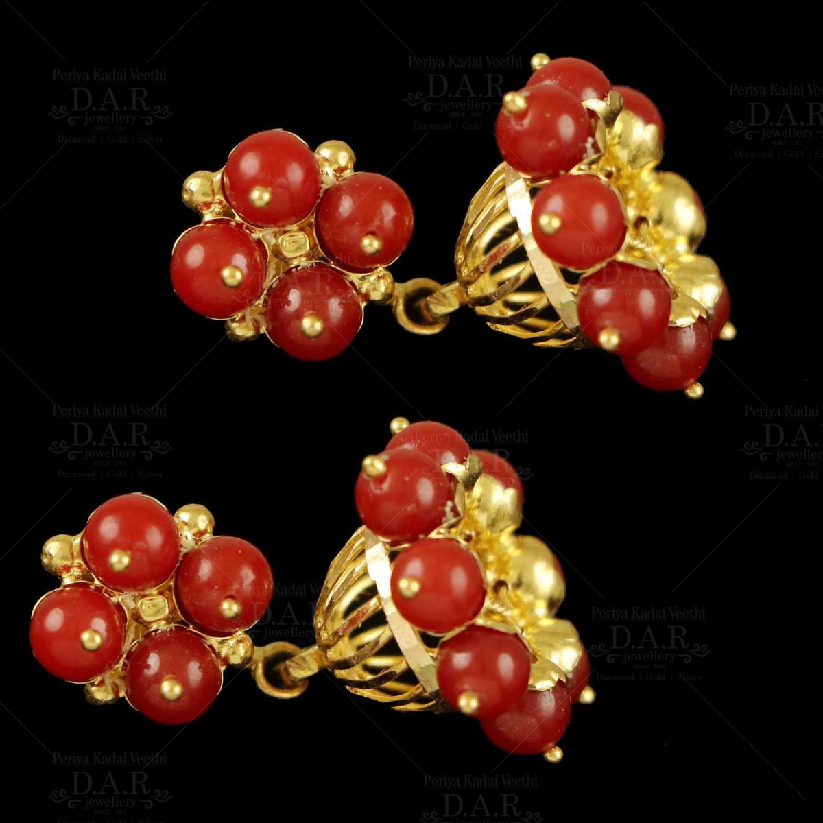 Flipkart.com - Buy Vrudev jewels Jadtar Earrings Copper Stud Earring Online  at Best Prices in India