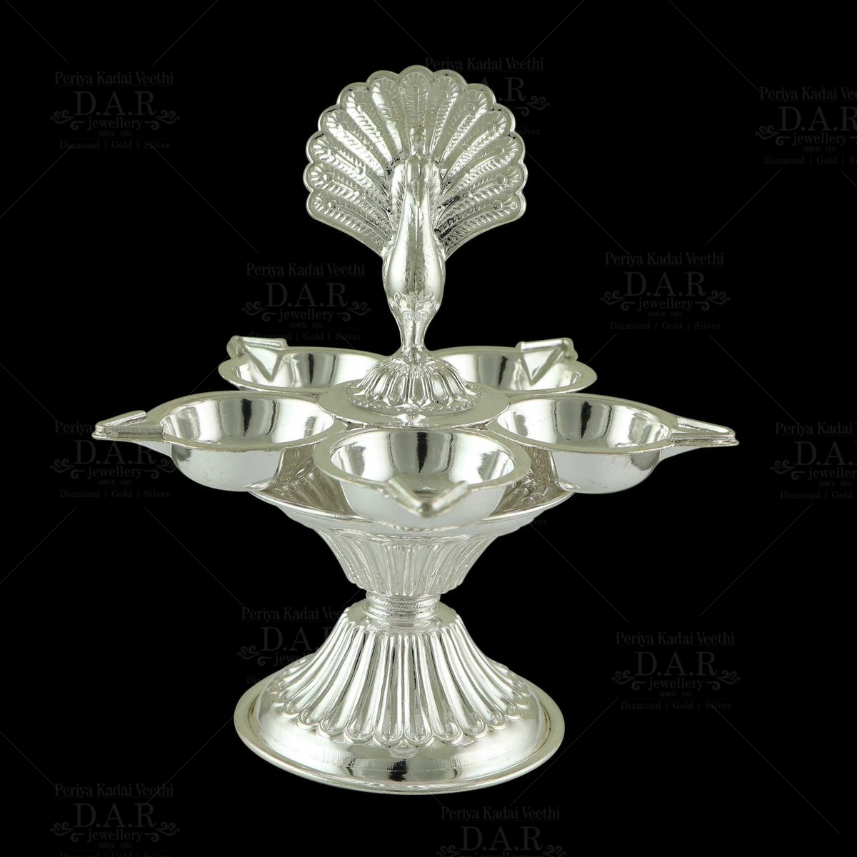 Pure Silver Shankh Chakra Diya/lamp Pure Silver Gift Items Silver Pooja  Items for Home, Return Gift for Navarathri, Wedding & Housewarming - Etsy