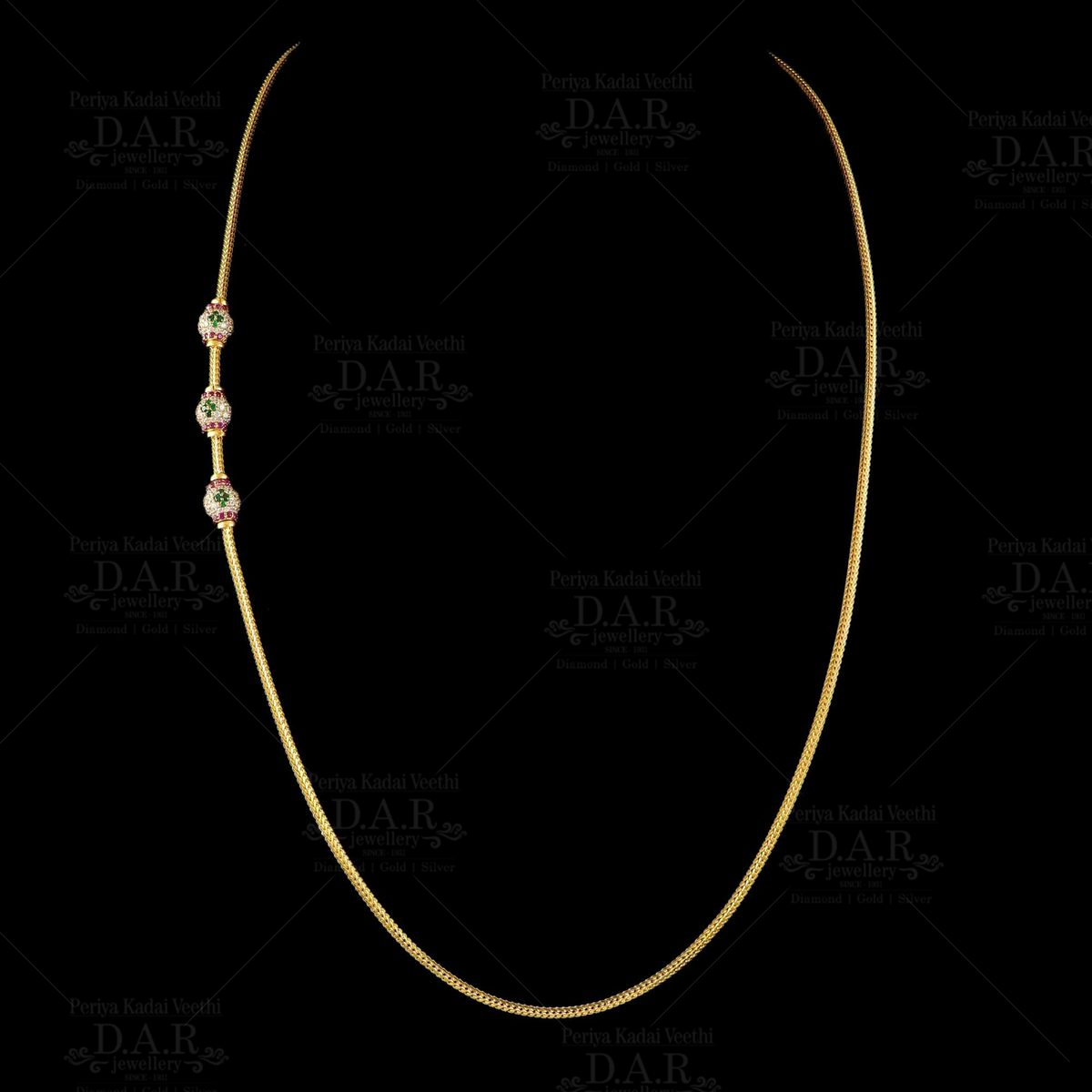 diamond mugappu chain price