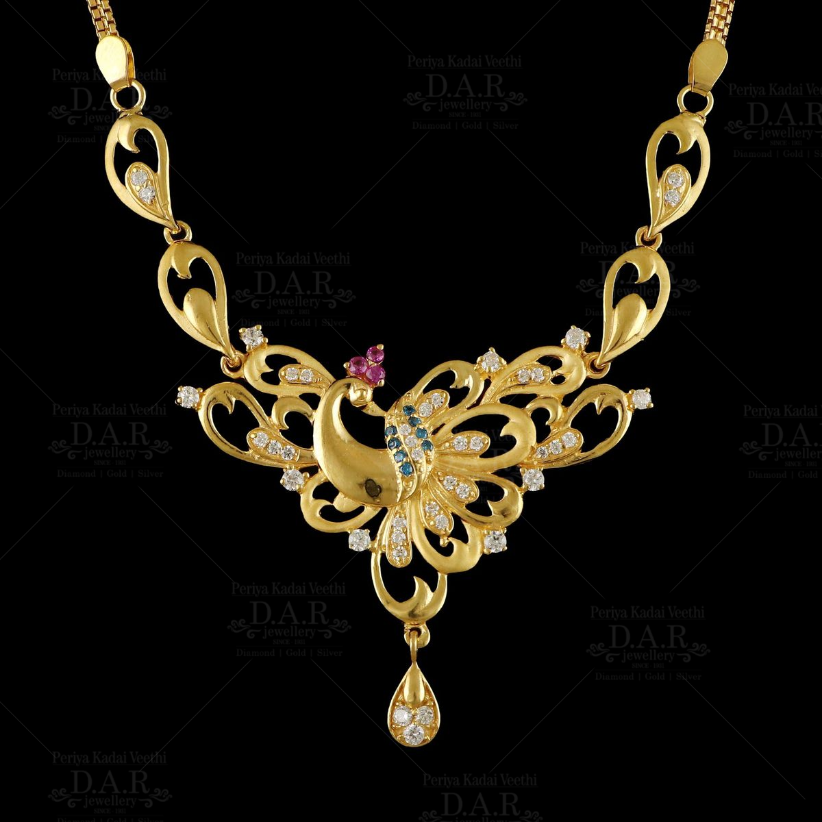 Casting gold sale necklace