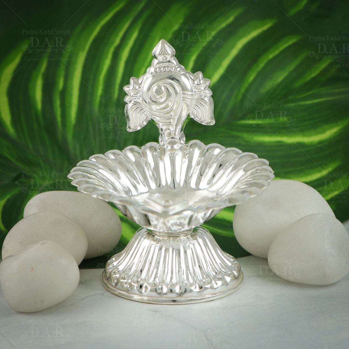 Discover the Beauty of Divine Tortoise Silver Diya - Shop Now! Krishna  Jewellers
