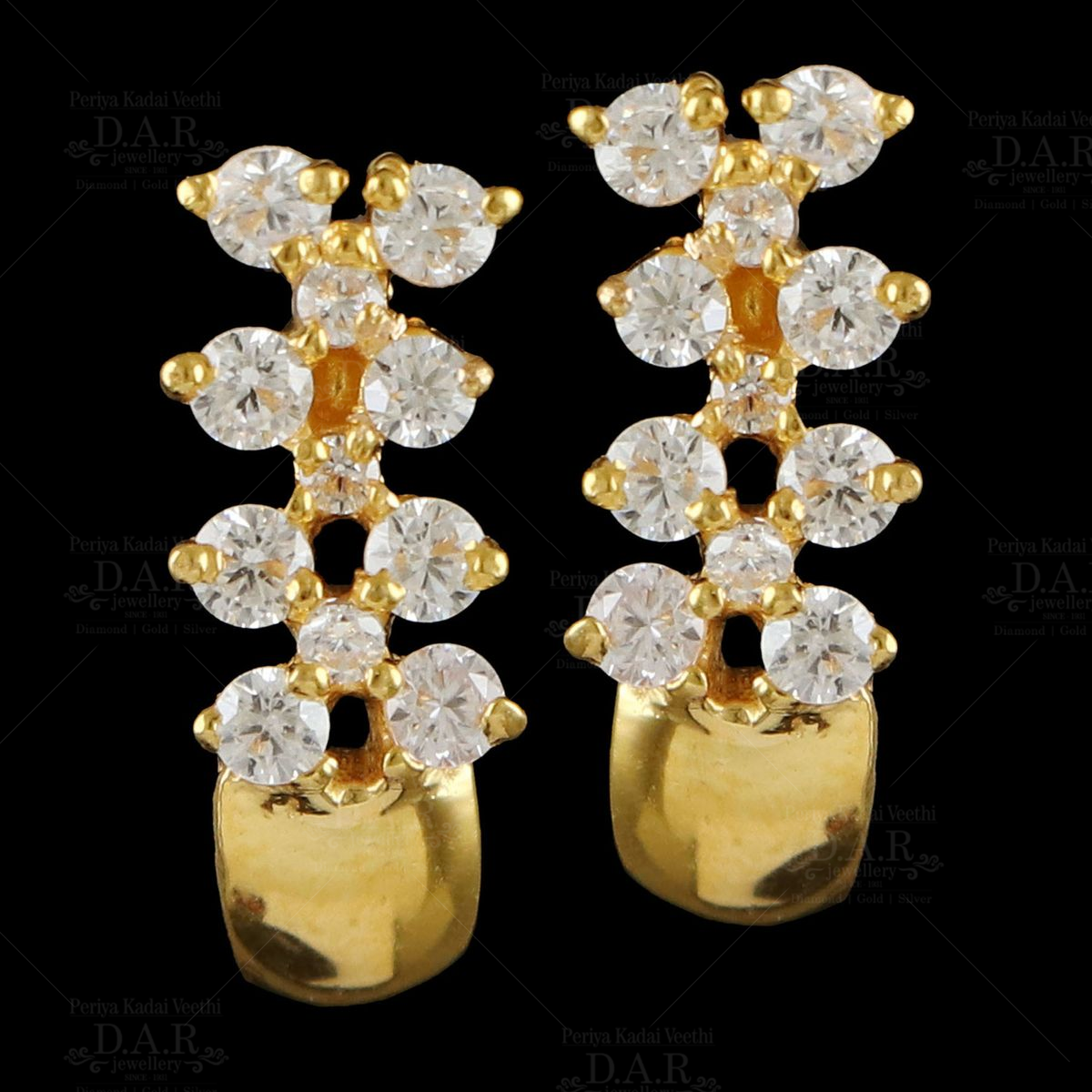 fcity.in - Fashinable J Type Ad Stone Stud For Girl And Women Collection /