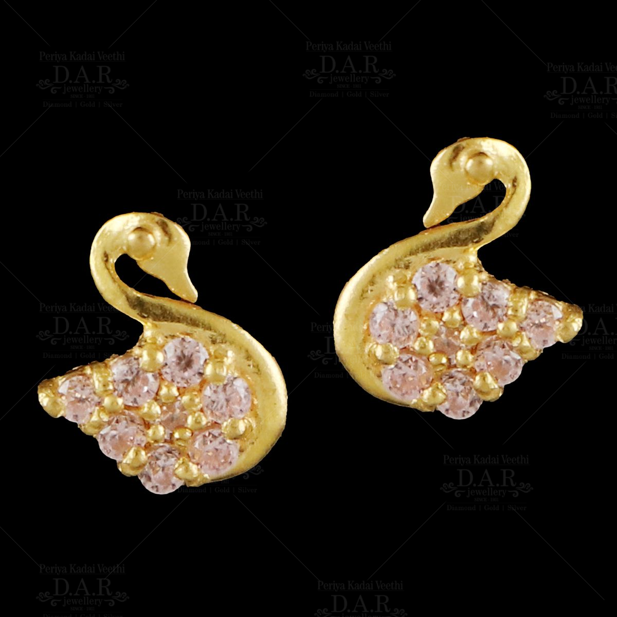 Buy Yellow Gold Earrings for Women by Malabar Gold & Diamonds Online |  Ajio.com