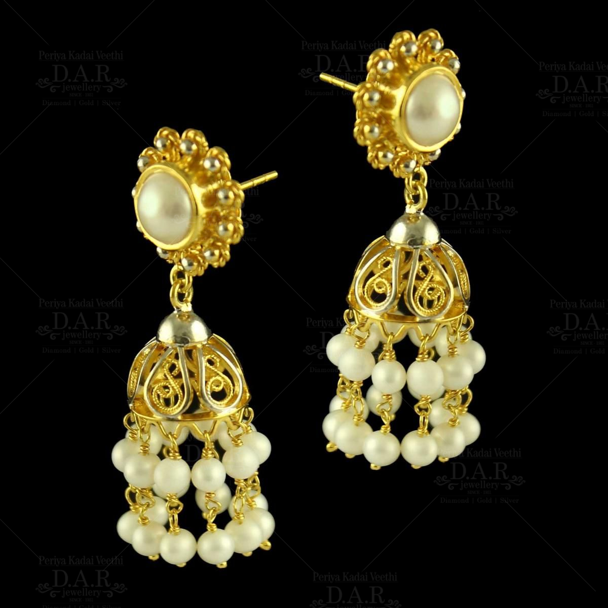 ARABESQUE DIAMOND EARRING - Alina K Jewelry