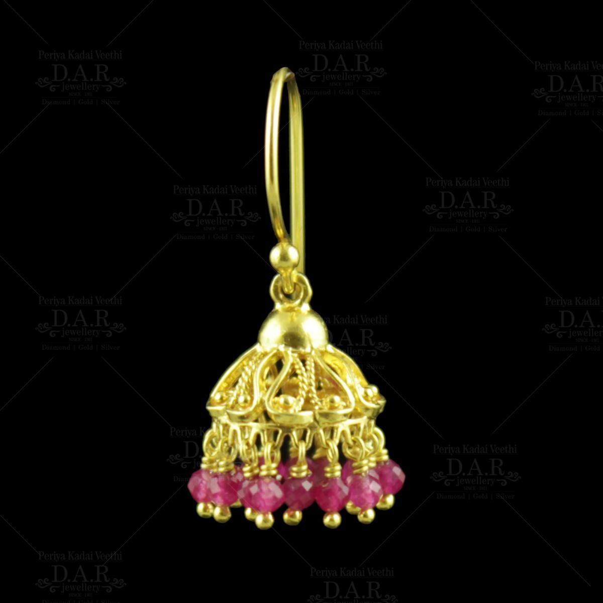 Ruby jhumkas sale online