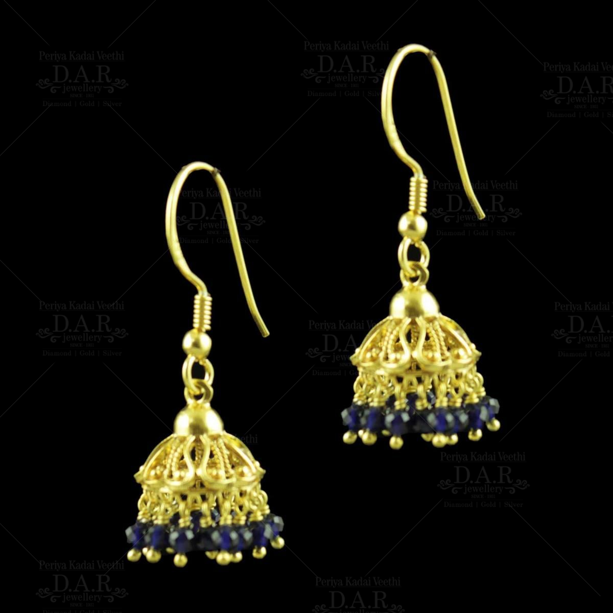 Traditional Glow 22K Gold Earrings