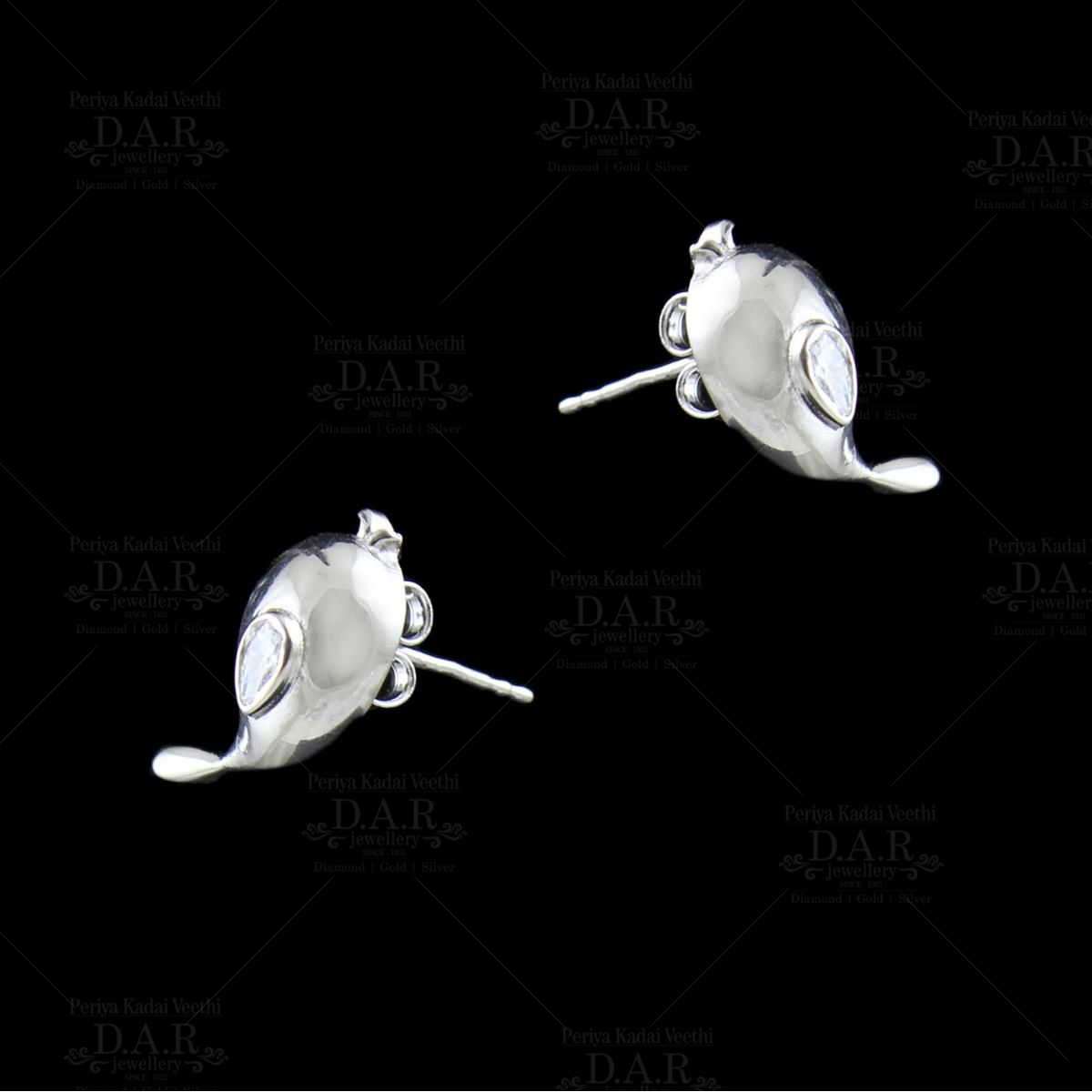 Sterling Silver Tiny Dolphin Earrings QE688 | Joy Jewelers