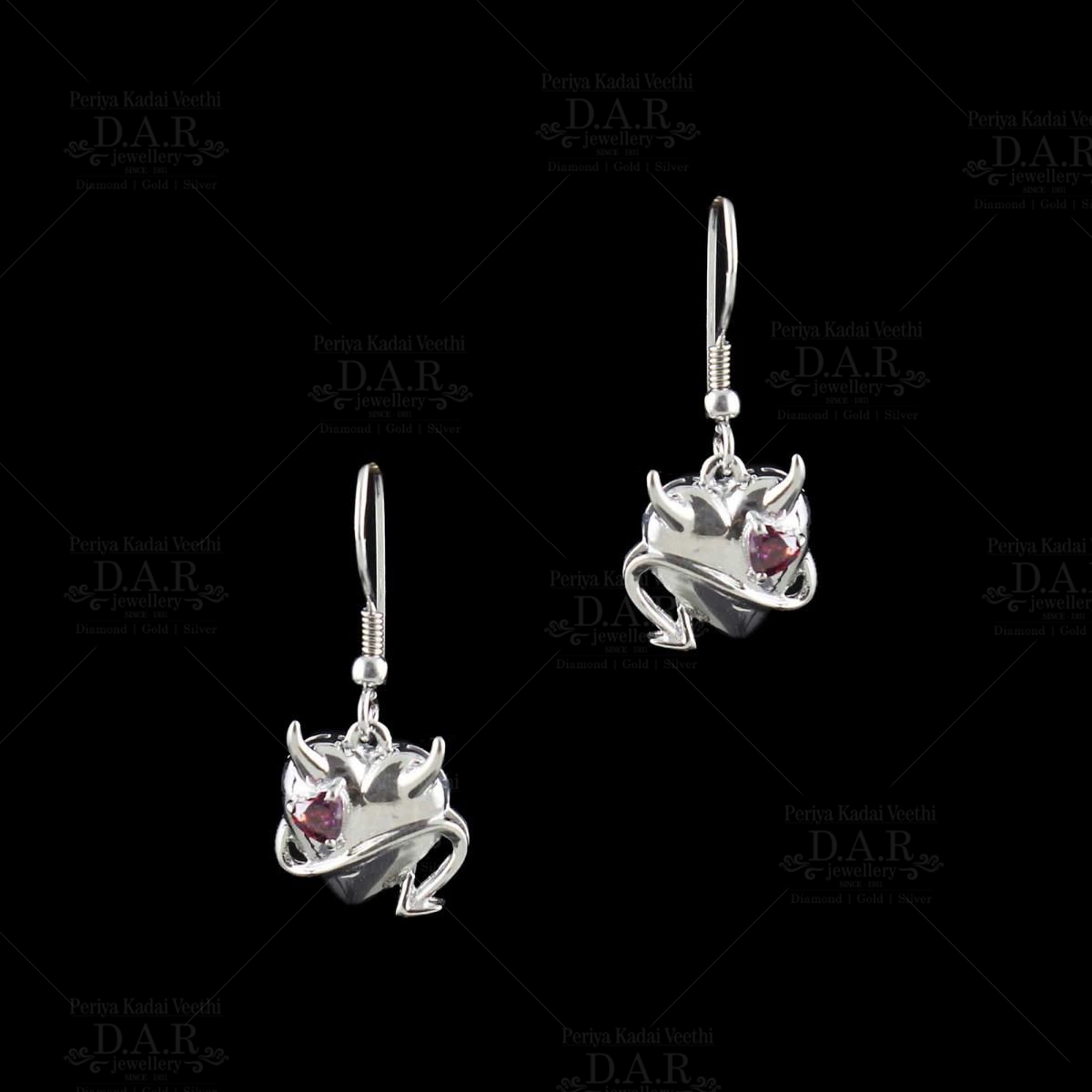 Buy Red Earrings for Women by Jewels Galaxy Online | Ajio.com