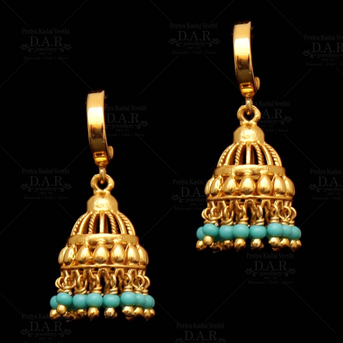 Buy Traditional Gold Design Daily Wear Guaranteed Gold Covering Earrings  Online