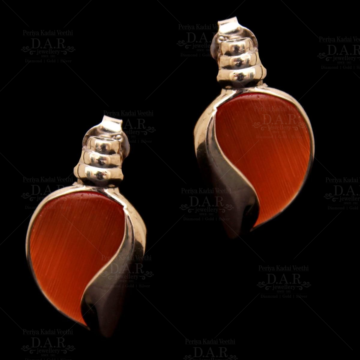 Victorian Hard Stone Cameo Drop Earrings