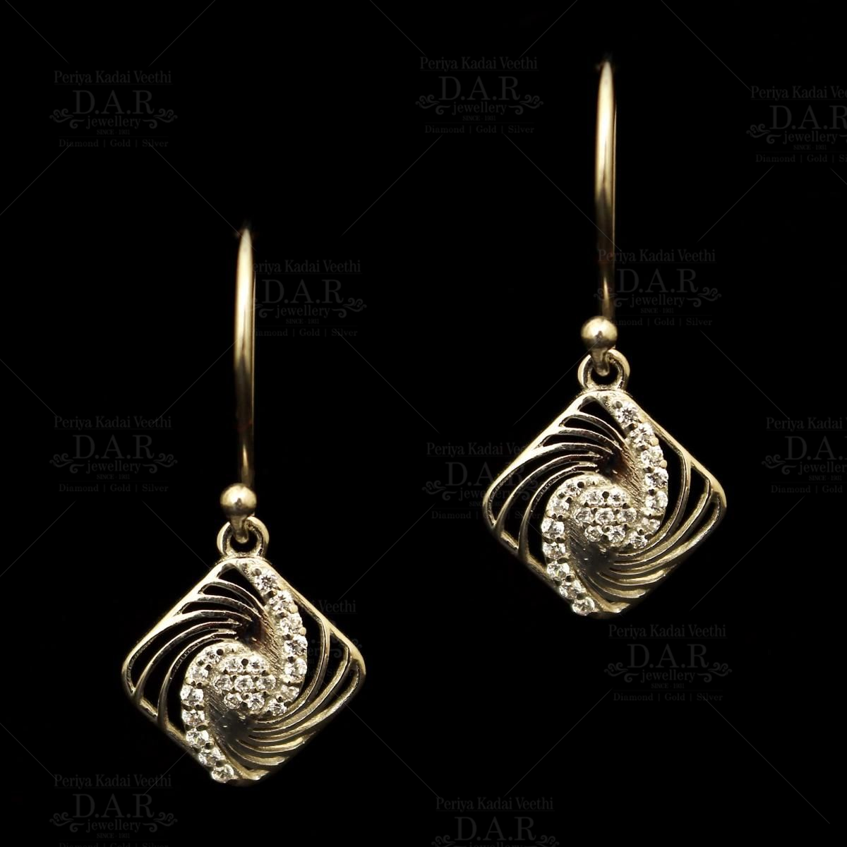 Sterling Silver Sapphire Celtic Swarovski Earrings - Irish Centre