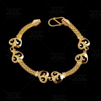 Gold bracelet for on sale baby boy with price